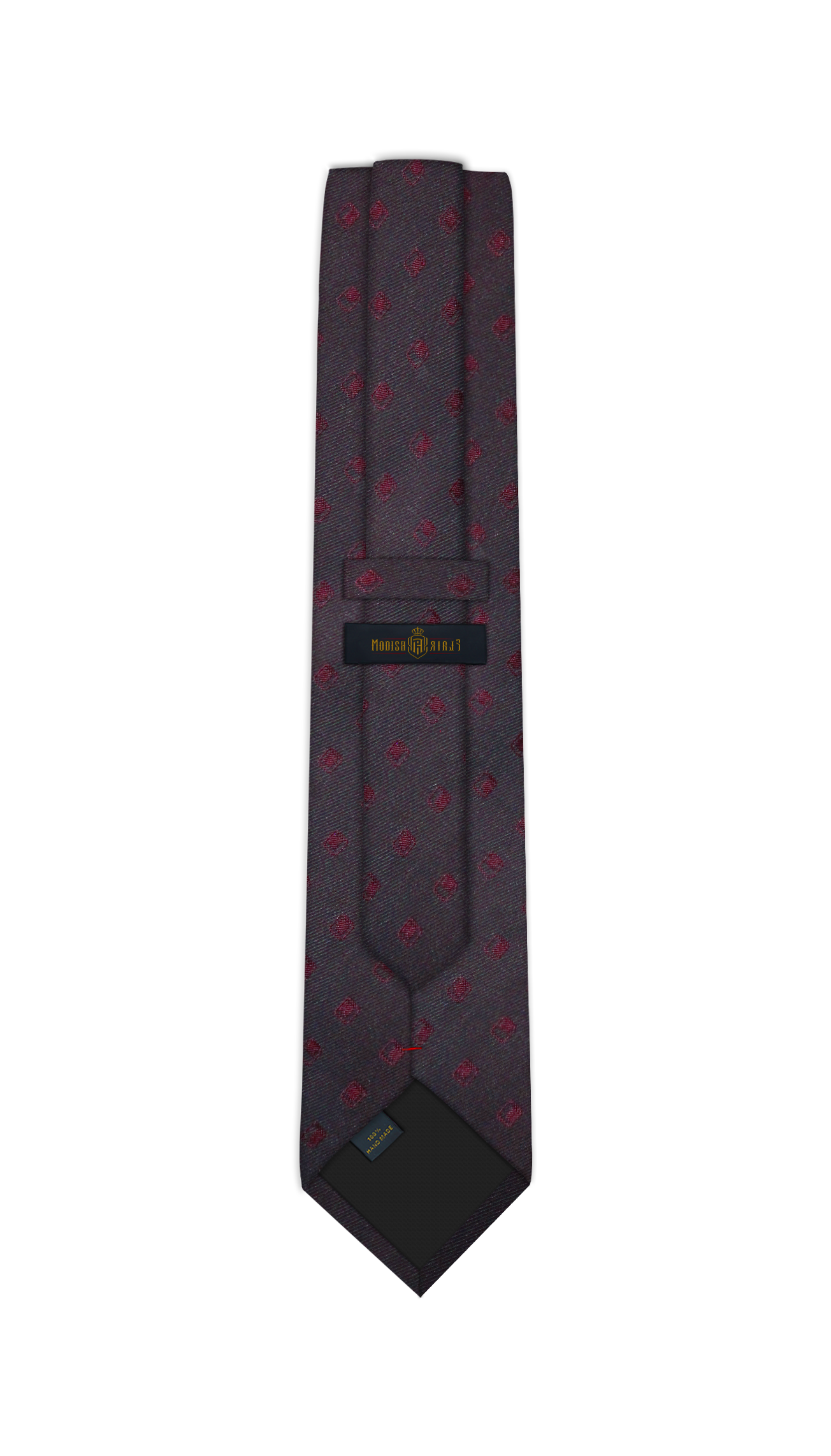 Luxury Burgundy Jacquard Tie