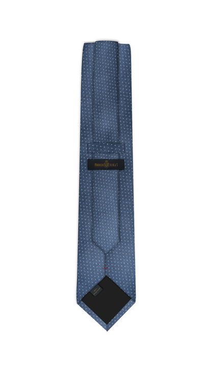 Luxury Blue/White Jacquard Tie