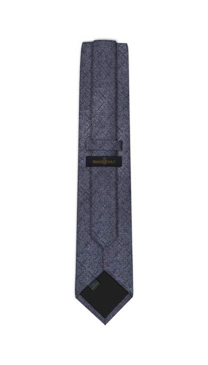 Luxury Navy Jacquard Tie