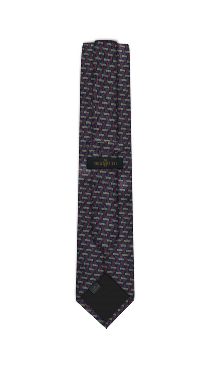 Luxury Multicolors Jacquard Tie