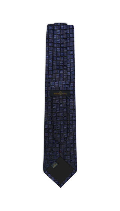 Luxury Dark Navy Silk Tie