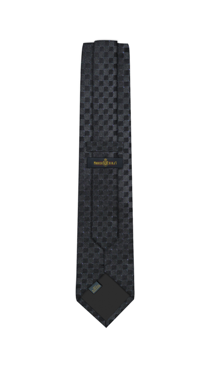 Luxury Black Silk Tie