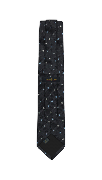 Luxury Dark Gray Silk Tie