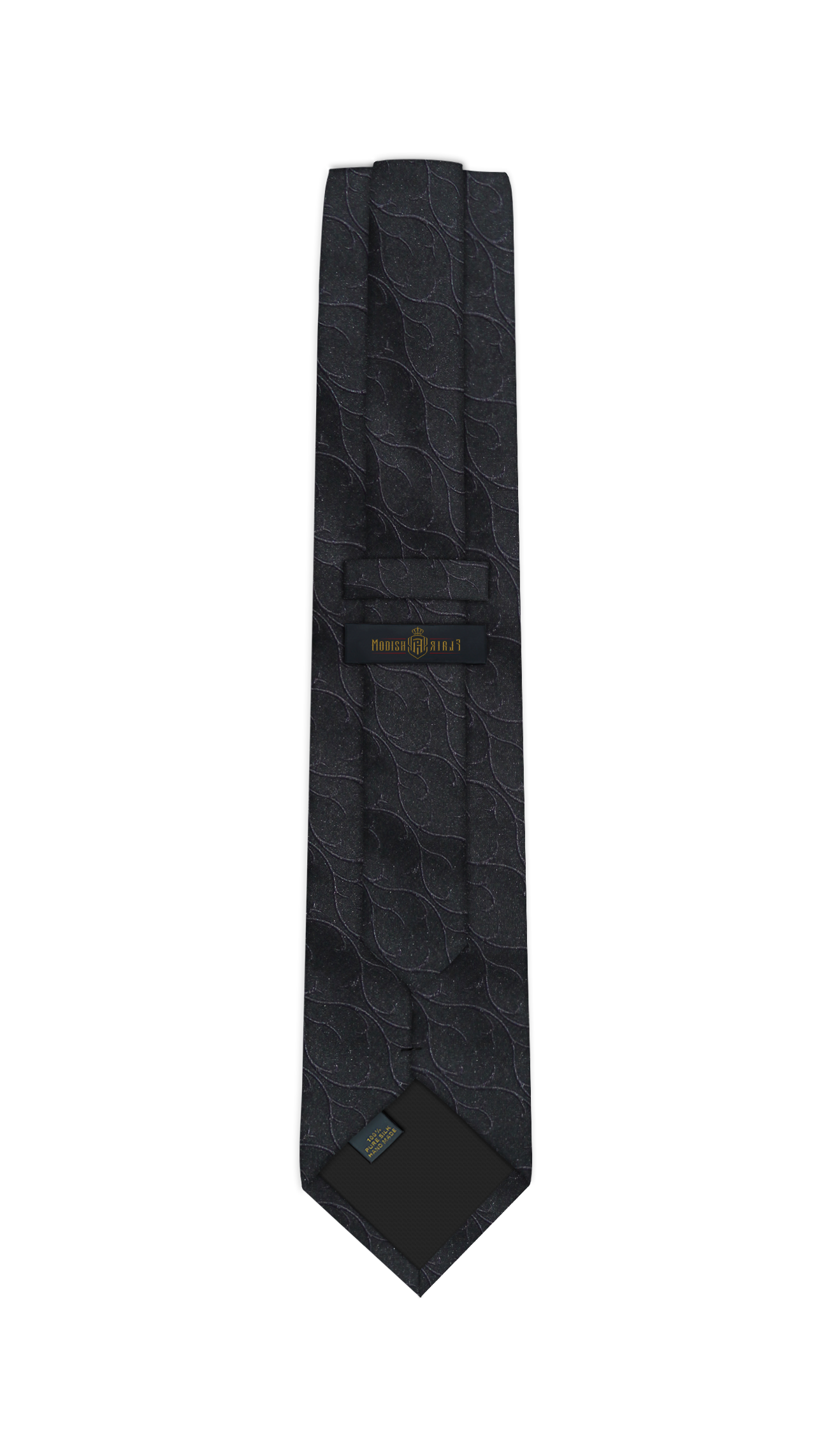 Luxury Black Silk Tie