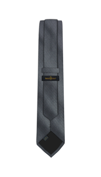 Luxury Black/White Jacquard Tie