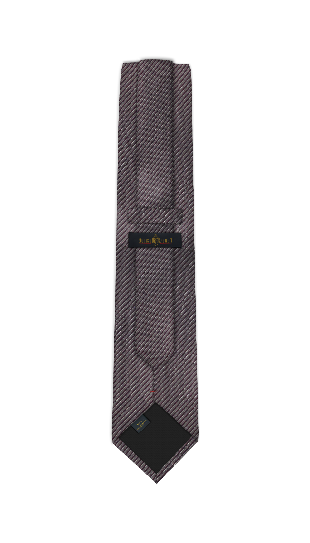 Luxury Burgundy/Brown Jacquard Tie