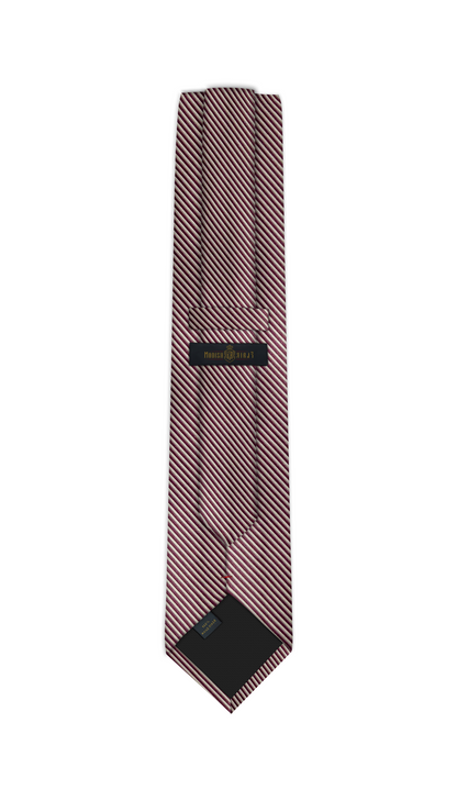 Luxury Bronze/Red Jacquard Tie