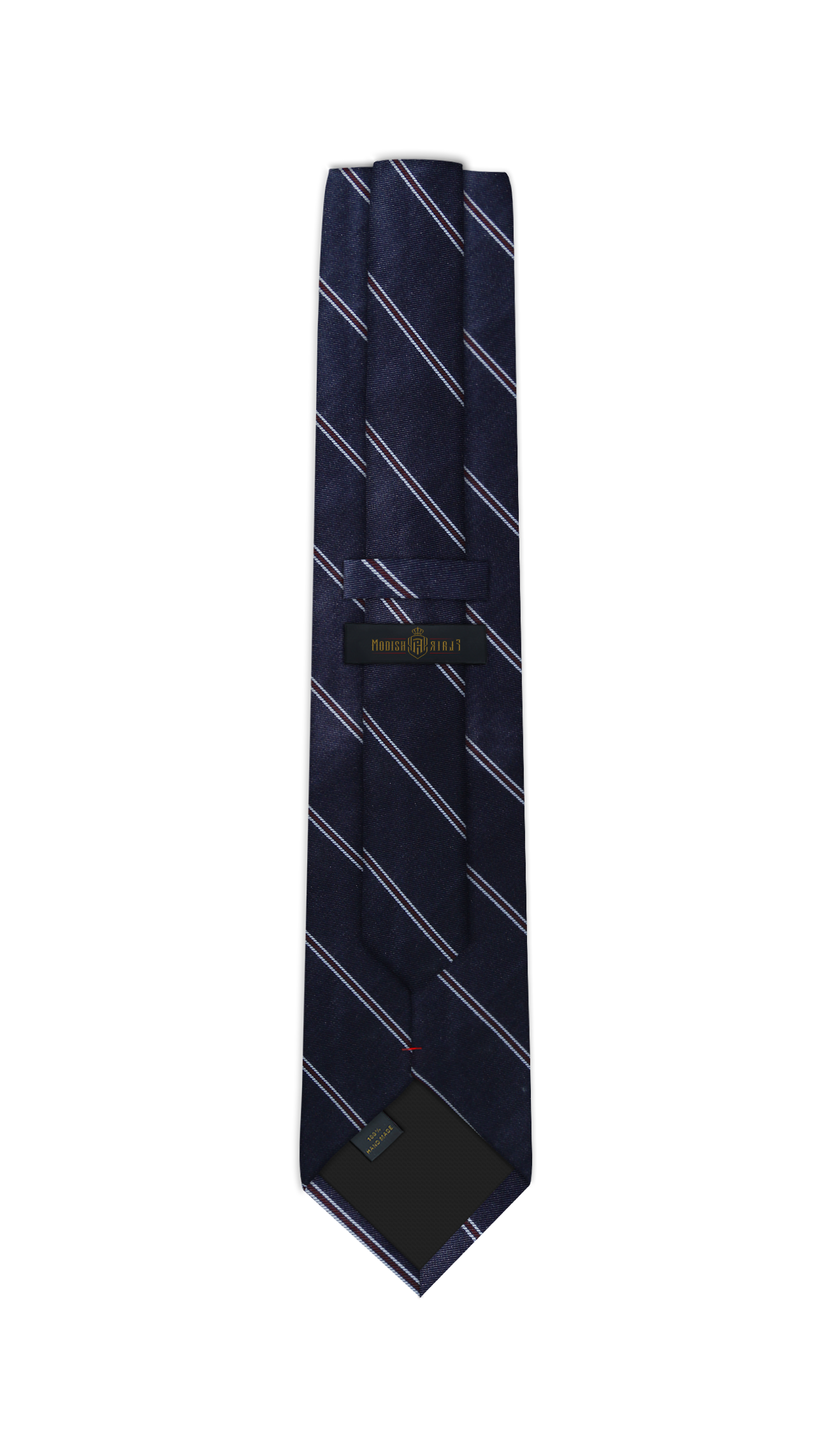 Luxury Navy Blue/Red jacquard Tie