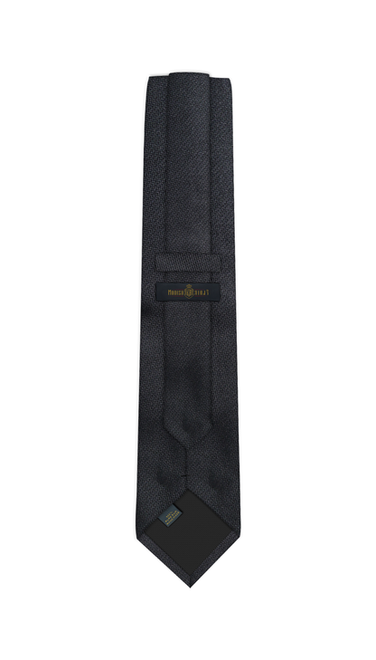 Luxury Black Silk Tie