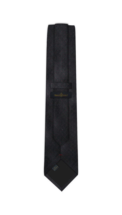 Luxury Black/Red Dots Jacquard Tie