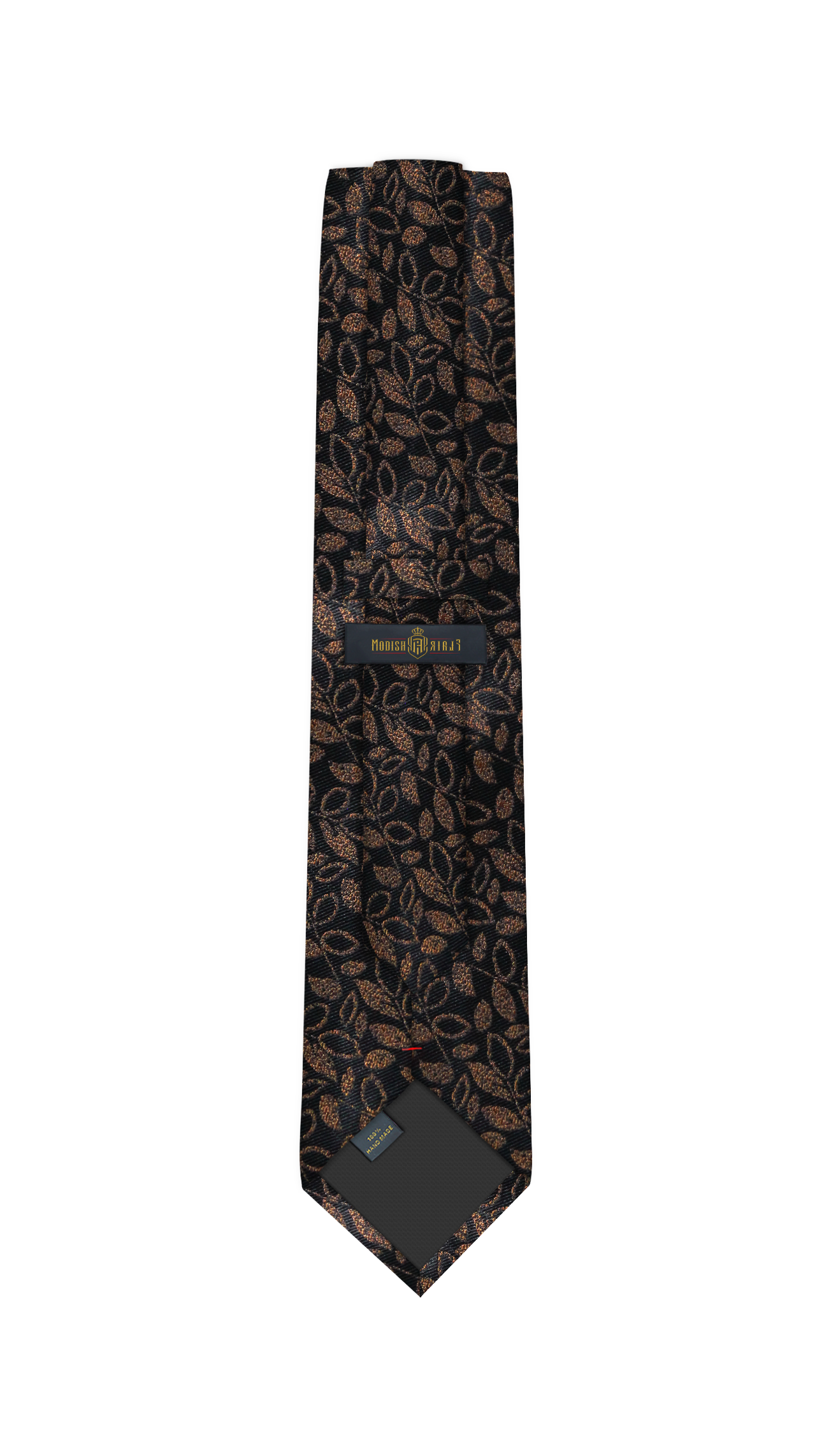Luxury Black~Gold Jacquard Tie