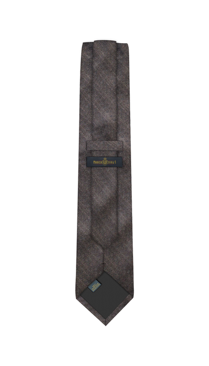 Luxury Moderate Brown Silk Tie