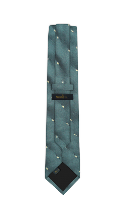 Luxury Caribbean Turquoise Silk Tie