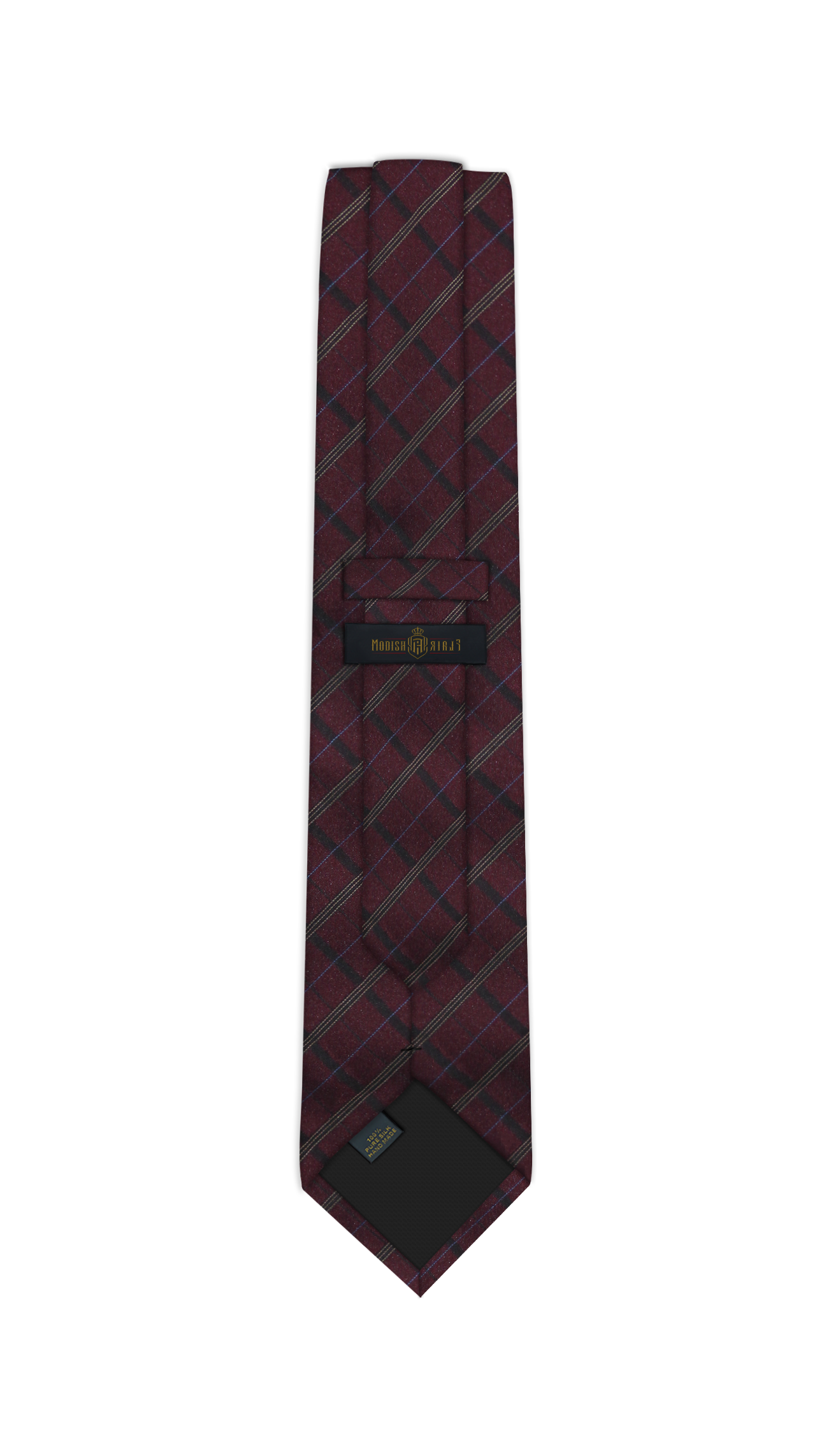 Luxury Burgundy Silk Tie