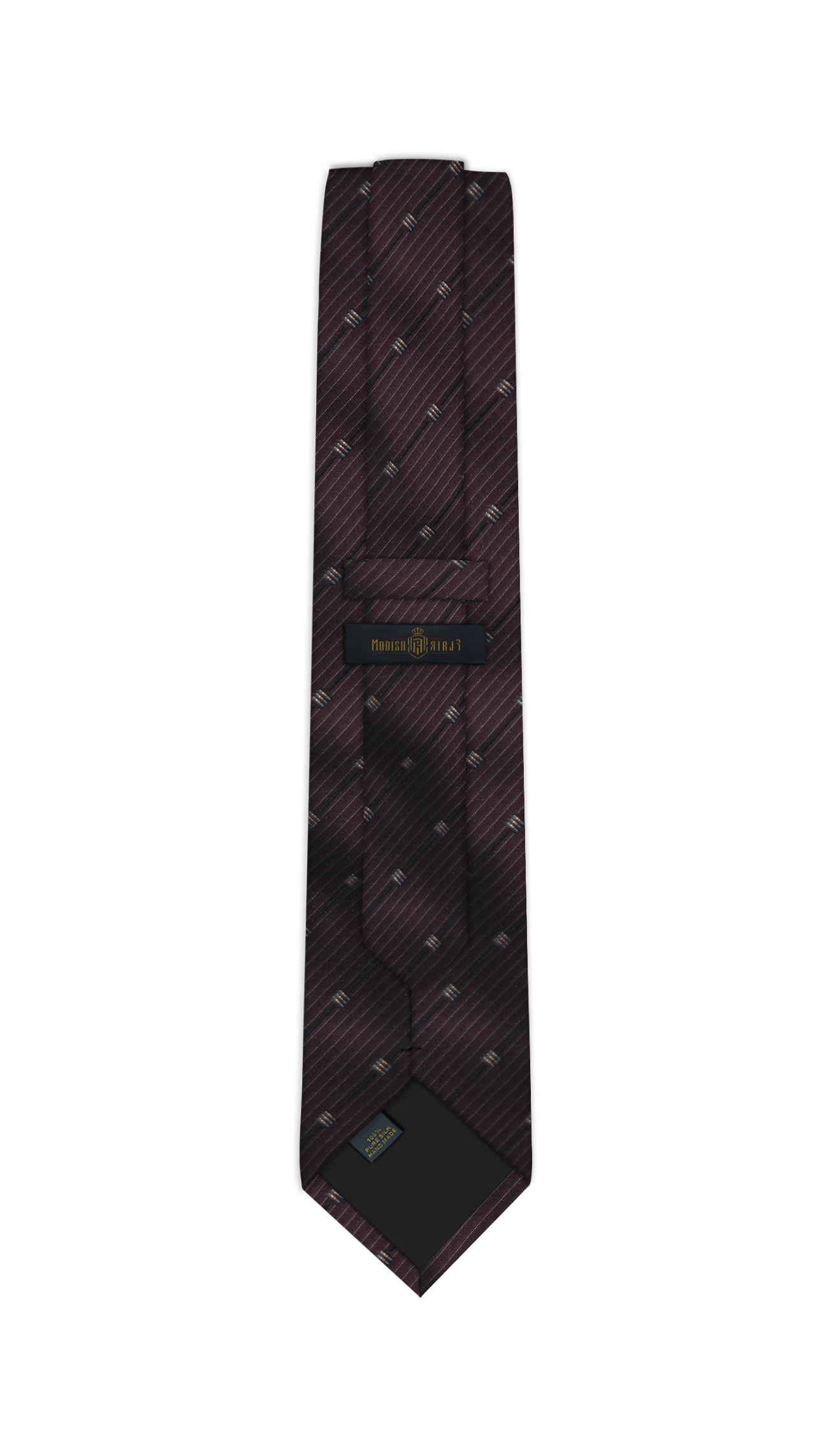 Luxury Maroon Silk Tie