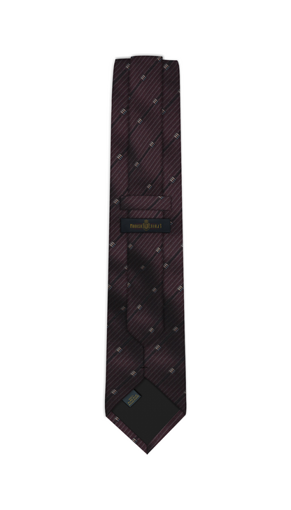 Luxury Maroon Silk Tie