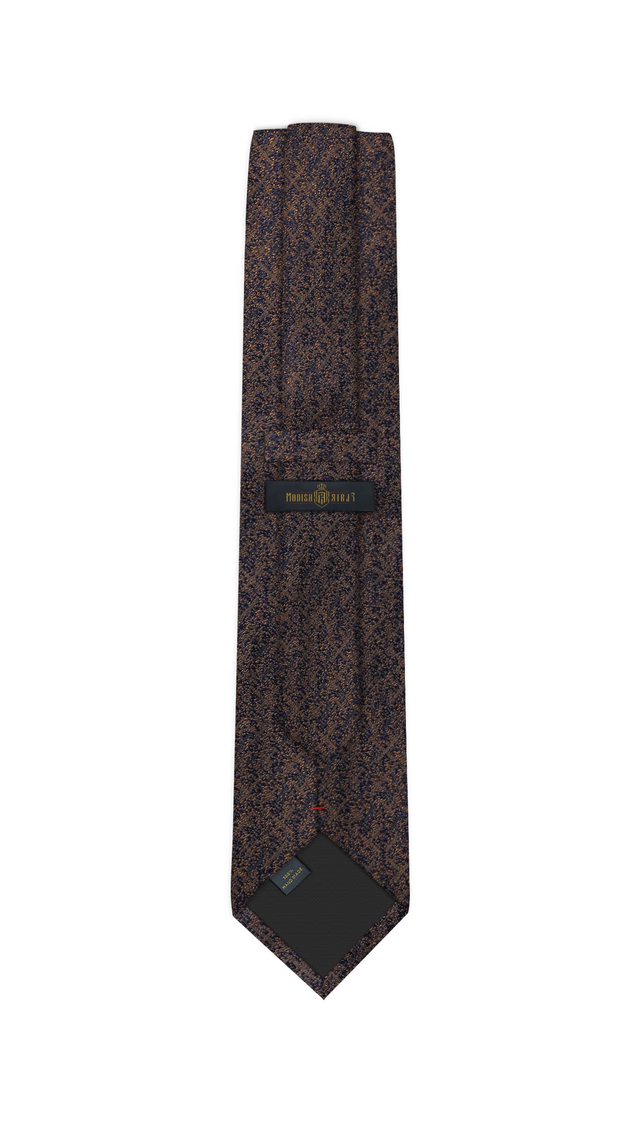 Luxury Navy~Gold Jacquard Tie