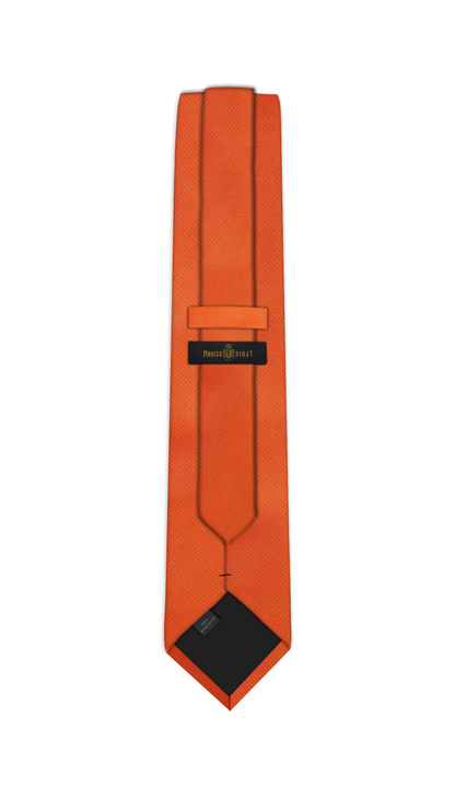Luxury Orange Jacquard Tie