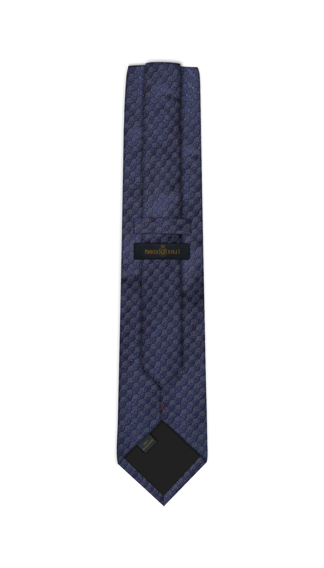 Luxury Navy Blue Jacquard Tie