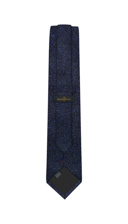 Luxury Navy Jacquard Tie