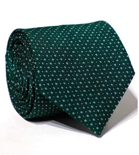 Luxury Jungle Green Jacquard Tie