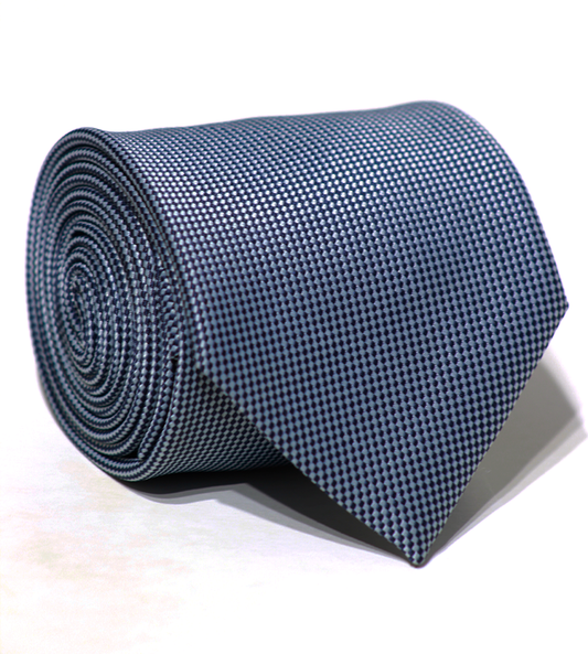 Luxury Gray~Blue Jacquard Tie