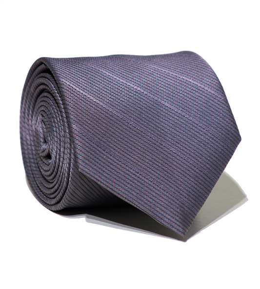 Luxury Textured Gray Jacquard Tie