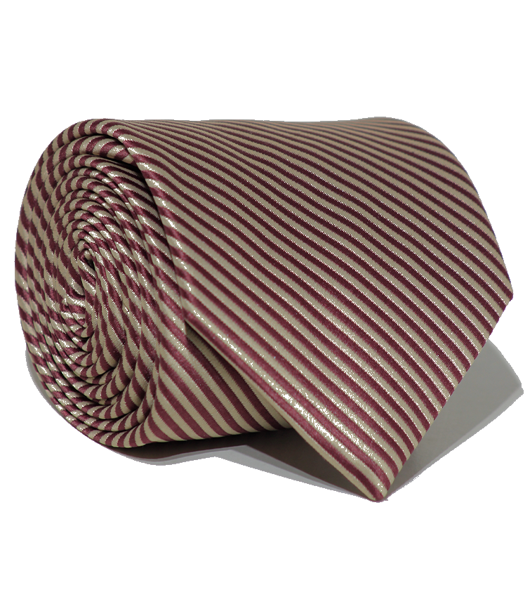 Luxury Bronze/Red Jacquard Tie
