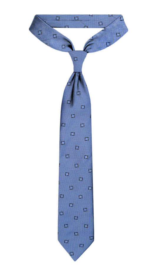 Luxury Light Blue Silk Tie