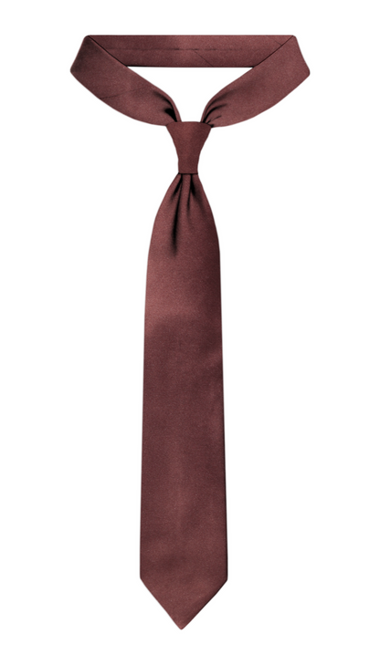 Luxury Maroon Silk Tie