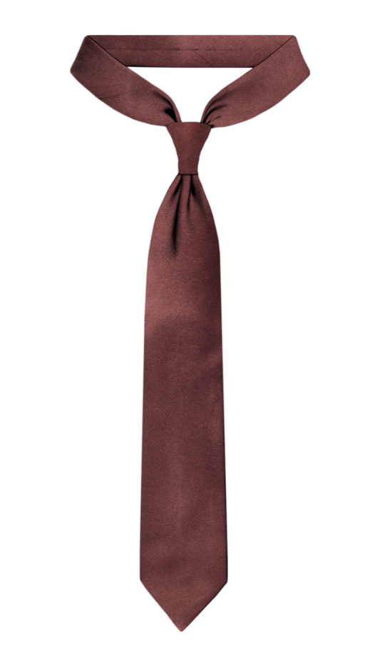 Luxury Maroon Silk Tie