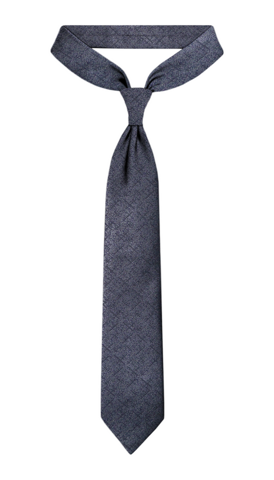 Luxury Navy Jacquard Tie