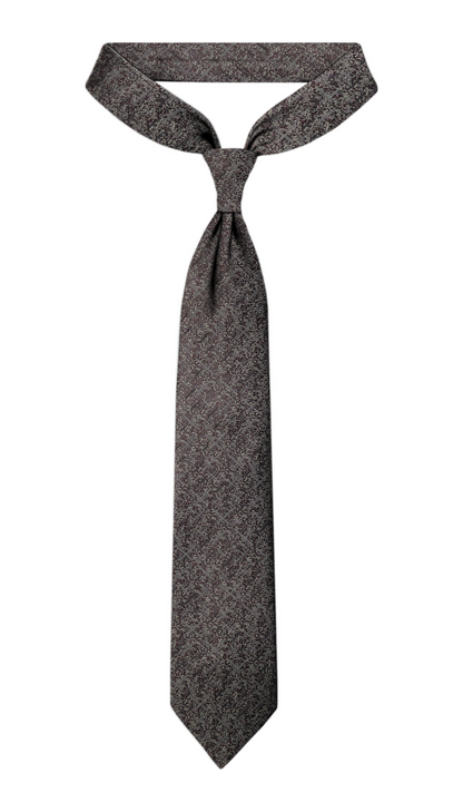 Luxury Brown Jacquard Tie