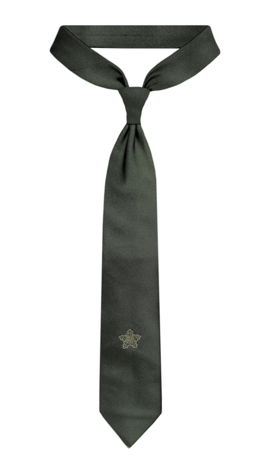 Luxury Dartmouth Green Silk TIe