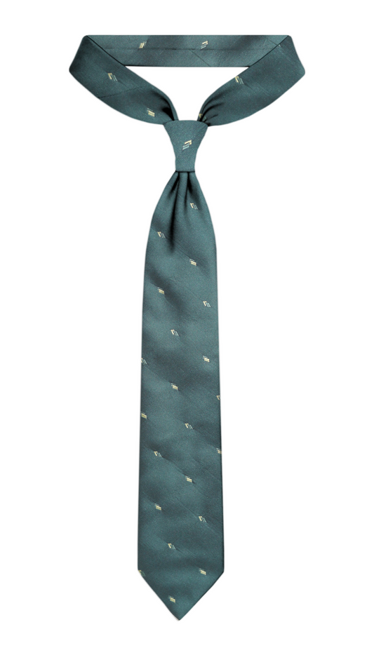 Luxury Caribbean Turquoise Silk Tie
