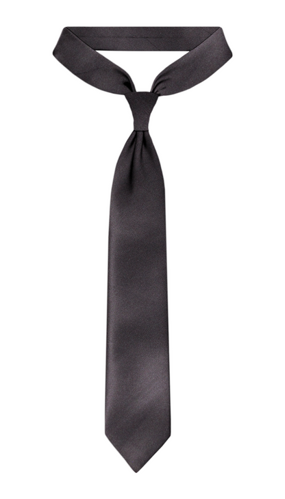 Luxury Dark Brown Jacquard Tie