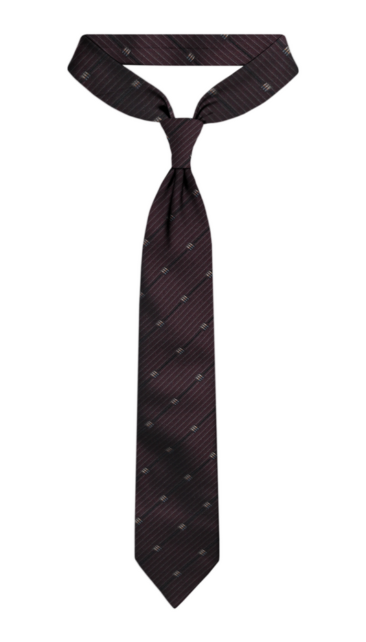 Luxury Maroon Silk Tie