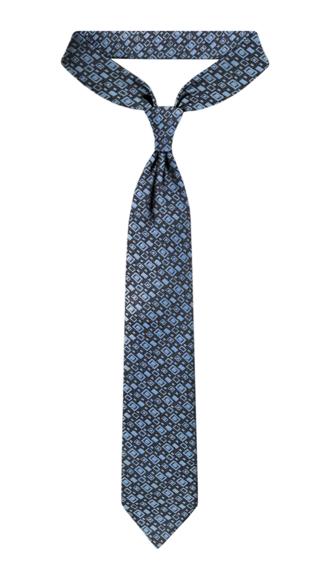 Luxury Blue Jacquard Tie
