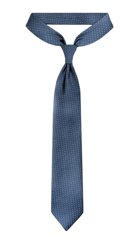 Luxury Blue/White Jacquard Tie