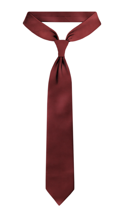Luxury Red Silk Tie