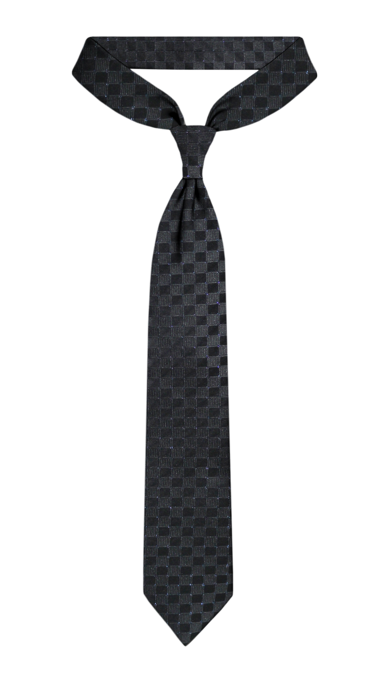 Luxury Black Silk Tie