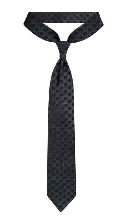 Luxury Black Silk Tie