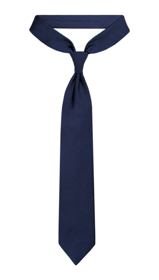 Luxury Navy Blue Silk Tie