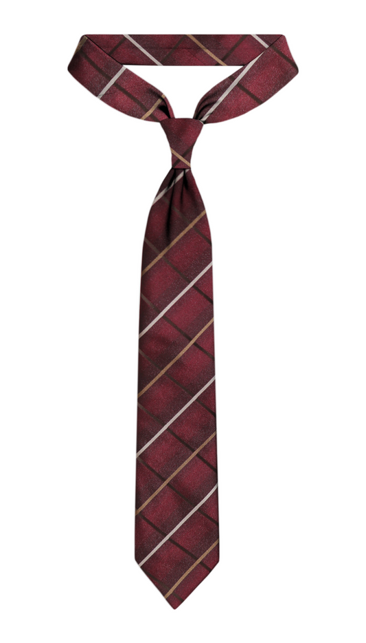 Luxury Moderate Red Silk Tie