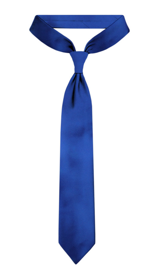 Luxury Blue Silk Tie