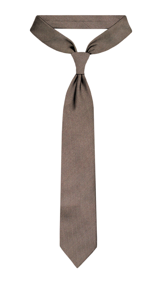 Luxury Brown/Taupe Jacquard Tie