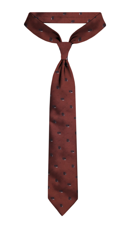 Luxury Maroon Silk Tie