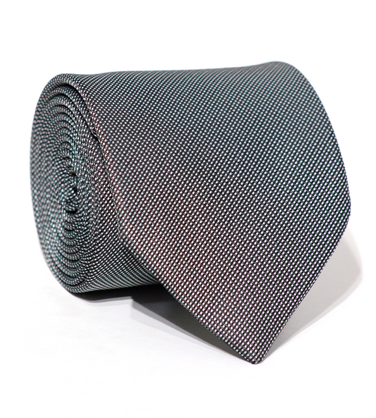 Luxury Dark Gray Jacquard Tie