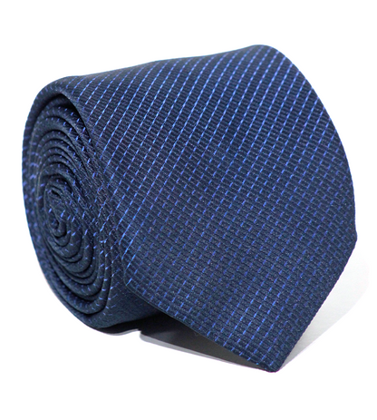 Luxury Blue Silk Tie