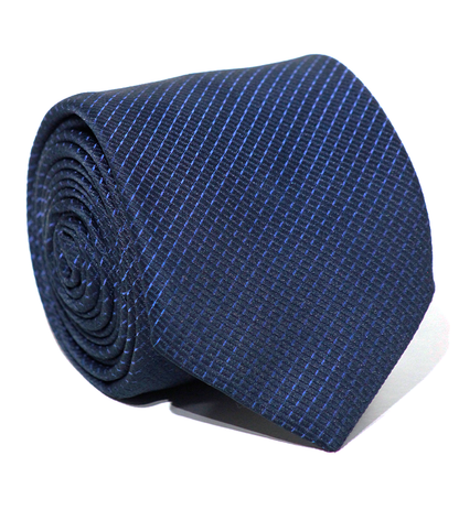 Luxury Dark Navy Silk Tie